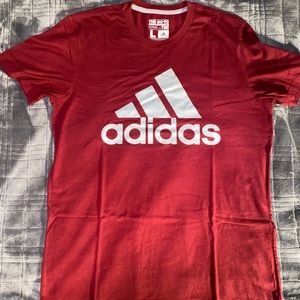 Adidas Red T shirt Men’s Large